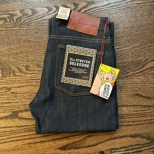 Naked & Famous 11 oz stretch selvedge, Weird Guy fit